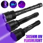 UV Flashlight 365nm & 395nm Light USB Rechargeable Ultraviolet LED Blacklight