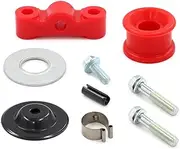 Labymos Red Shift Linkage Bushings Kit with Pin, C-Clip Bolt Replacement for Acura Integra Civic/CRX with B Series Swap