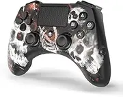 DYONDER PS4 Controller, Wireless Gamepad for PS4/Slim/Pro/PC with 3.5mm Audio Jack/Dual Vibration/6-Axis Motion Control/Touch Pad