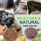 SOAP COVER Grey Bar Shampoo Natural Polygonum Essence Hair Darkening Shampoo*!