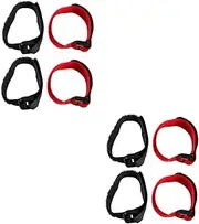 SEWOART 2sets Noise Collar for Rooster Crowing Collars Safe Practical for Poultry 4pcs*2