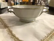 Bernardaud Malmaison Cream Soup Cup and Saucer, Vintage, New