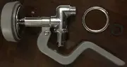 Pre-Rinse Spray Nozzle Valve- for Commercial Kitchen Sink Brass/Polished Chrome