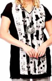 plus sz S-M 18 TS Virtu By TAKING SHAPE Shine Top Summer Tee NWT! Rrp $130
