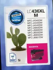 Brother LC436XLM Ink Cartridge Magenta GENUINE UNUSED Best Before date 2024/05