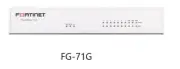 Fortinet Firewall FG-71G 10 x GE RJ45 +3 year enterprise protection license