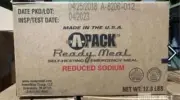 MRE APack Ready To Eat Reduced Sodium - Case of 12 (6 Menus) 10/24 insp date!