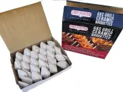 Chef Master 05004CM Ceramic Gas Grill Self Cleaning Briquettes, Replacement...