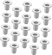 Ciieeo 20pcs License Plate Base Nuts Metal Fastener Clips Easy to Fit for Vehicle License Plate User-friendly for and