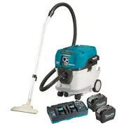 Makita VC006GML21 - 80V Max (40Vx2) Brushless AWS M-Class Dust Extraction Vacuum Kit (2 x 8.0Ah)