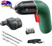 Cordless Screwdriver 3.6V Li-Ion IXO VI Variable Speed 10 Bits Drill Adapter