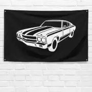 For SS Muscle Vintage Car Enthusiast 3x5 ft Flag Grandpa Dad Son Birthday Gift