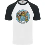 It's Never Too Late Climate Change Mens s/s Baseball T-Shirt