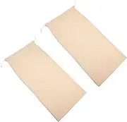 LAPYAPPE 2pcs Drawstring Bread Pouches Reusable Cotton Storage Bags for Bread Dry Fruits Jewelry Snacks for Boys and Girls Christmas Wedding Birthday