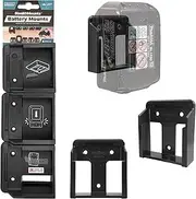 StealthMounts 18V Makita Battery Holder - 6 Pack | Makita Battery Mount | Makita Battery Storage | Makita 18v Battery Holder | Makita Battery Holder Wall Mount | Makita 18V Battery Holder | Made in UK