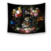 Fine Art Etreinte de Papillons Hug of Butterflies Tapestry
