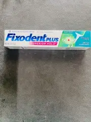 Fixodent Plus Superior Hold Denture Adhesive Cream 2oz Fulls & Partials SCOPE