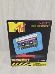Brickcraft Retro MTV Cassette Brick Building Set BRAND NEW