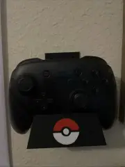 Nintendo Switch Pro Controller Wall Mount | Pokemon Pokeball Themed | USA MADE