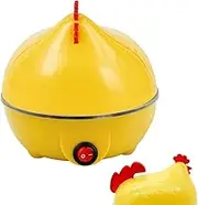 Egg Steamer: 7 Egg Electric Egg Boiler, Auto Shut Off | Chicken Steam For Hard Boiled Eggs, And Staggered Eggs, Quick And Easy Egg Maker For Egg