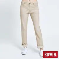 在飛比找momo購物網優惠-【EDWIN】女裝 JERSEYS迦績EJ3超彈中直筒牛仔褲