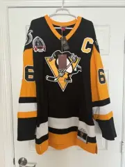Mario Lemieux Pittsburgh Penguins Mitchell & Ness Power Play Jersey Mens XLT