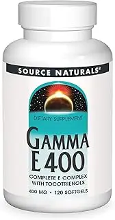SOURCE NATURALS Gamma E Complex 400 Mg Soft Gel, 120 Count