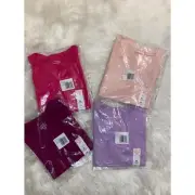4-Pack Jumping Beans Softest Tees T-Shirt Toddlers Girls 5T Multicolor Crew Neck