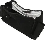 ibasenice Stroller Storage Bag Sling Stroller Wagon Umbrella Stroller Mesh Bag Organizer Bag Storage Bags Carriage Clothes Bags for Storage Diaper Bunk Bed Shelf Black Oxford Cloth