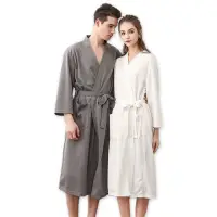 在飛比找momo購物網優惠-【somore】浴袍 睡袍 情侶浴袍(男女通用 6款顏色可選