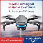 New Drone 4K Professional Dual HD Camera FPV Obstacle Avoidance Quadcopter Toys