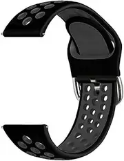 [ISOUDE] Sport Silicone Bands For Garmin Forerunner 245 645M 158 55 Wrist Straps For Vivoactive 4 3/Venu SQ 2 Venu2 Plus 20MM/22MM Band