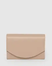 Taupe Alexa Clutch Bag