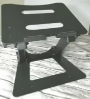 AD Arazy Ergonomic Adjustable Notebook / Laptop Riser Holder Stand, Black