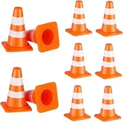 VANZACK 50Pcs Mini Traffic Sign Educational Bright Color Simulation Road Signs for Learning Play for Traffic Knowledge Awareness Parent Interaction