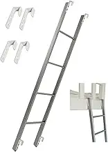 Bunk Bed Ladder, hildren Adult Metal Step Climbing Ladder, Load Bearing 150 Kg/330 Lbs(5-Steps-150cm)