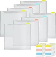 Scrapbook Document Organizer - Transparent Container 12x12 Self Adhesive Trays | Individual Storage A4 Sheet DIY Folder DIY Accessories DIY Exclusive Storage Egg