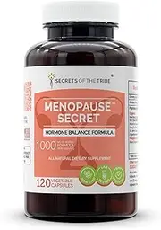 Secrets Of The Tribe - Menopause Secret, Hormone Balance Formula, Herbal Supplement Blend (120 Capsules)