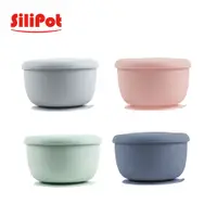 在飛比找蝦皮商城優惠-【韓國 SILIPOT】鉑金矽膠吸盤碗 防滑 餐碗 (防滑吸