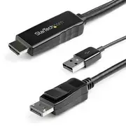 StarTech 2m (6ft) HDMI to DisplayPort Cable 4K 30Hz - HD2DPMM2M
