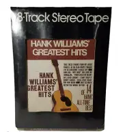 HANK WILLIAMS Greatest Hits M8G3918 8 Track Tape New Factory Sealed!!
