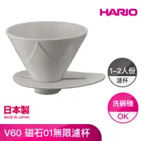 在飛比找momo購物網優惠-【HARIO】V60 磁石01無限濾杯 1〜2杯(VDMU-