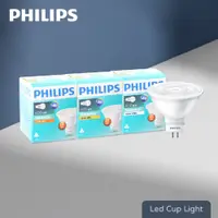 在飛比找松果購物優惠-【PHILIPS飛利浦】LED 6W 燈泡色 白光 黃光 3