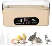 Chicken Egg Incubator, Automatic Egg Hatching Incubator, 4-6 Mini Digital Pou...
