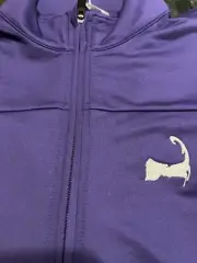 Cutter & Buck WeatherTec 1/3 Zip Pullover Purple Small " Cape Cod " Logo
