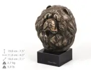 Chow Chow, dog bust marble statue, ArtDog Limited Edition, AU