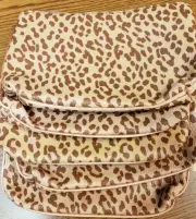 IPSY (5) Leopard Animal Print November 2019 Cosmetic Make-Up Bags ONLY