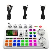 Bluetooth5.3 Live Audio Interface Voice Sound Card F998Pro W/ 16 Special Effect