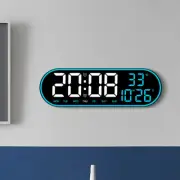 Large Screen LED Digital Wall Clock Temperature Date Alarm Electronic Clocks