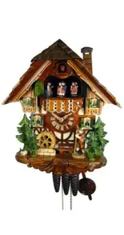 Cuckoo clock Half-timbered, wanderer 4.0445.01.C NEW